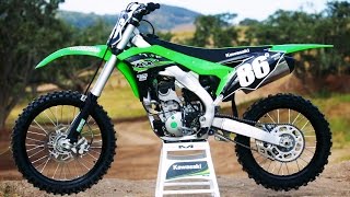 First Ride 2017 Kawasaki KX250F  Motocross Action Magazine [upl. by Neenaej]