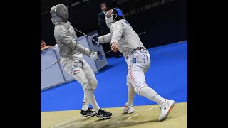 Enver YILDIRIM vs SZILAGYI HUN 2024 Fencing European Championship Men Sabre Individual T32 Basel [upl. by Hanzelin]