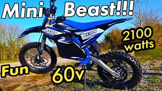 Titan X Electric Pitbike Review Unleashing 60v Power [upl. by Dumah]