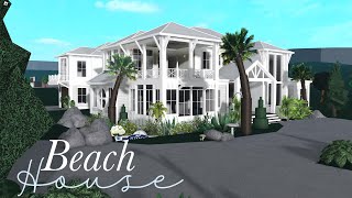 Beach House 150k Speedbuild Bloxburg [upl. by Beera]