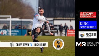 MATCH HIGHLIGHTS CORBY TOWN V RACING CLUB WARWICK [upl. by Nwahsyt807]