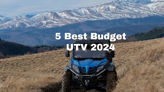 2024s Top 5 BudgetFriendly UTV Picks [upl. by Isabel117]