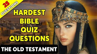 The Old Testament  25 Bible Questions to Test Your Knowledge  The Bible Quiz [upl. by Ydnik807]