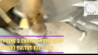 Find Suzuki Cultus vxl and vxr Engine and Chassis number [upl. by Aaronson]