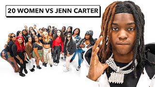 20 WOMEN VS 1 RAPPER JENN CARTER [upl. by Wilkinson253]