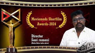 Director Sai Ramani  Moviemads Awards 2024  Shortfilm contest  Motta Shiva Ketta Shiva [upl. by Mixam]