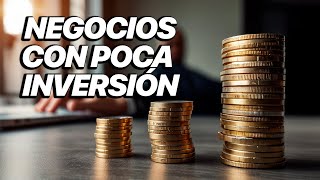 5 Ideas de Negocio Rentables Con Poca Inversion [upl. by Preston]