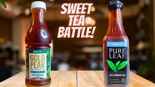 Gold Peak Sweet Tea Vs Pure Leaf Sweet tea who will Win [upl. by Irb]