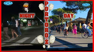 Summer Portoroz day and night in augusu 🌞🌚🌊🏊🔝🌞🌚  Snicel 69 [upl. by Aryan]