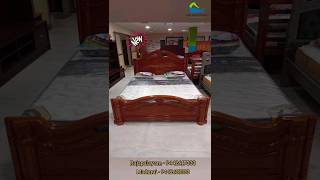 Teak wood wooden cot with storage [upl. by Ellehcam157]