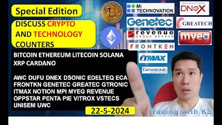 SPECIAL EDITION  2252024💥DISCUSS CRYPTO AND TECHNOLOGY COUNTERS💥BITCOIN ETHEREUM SOLANA CARDANO [upl. by Inor]