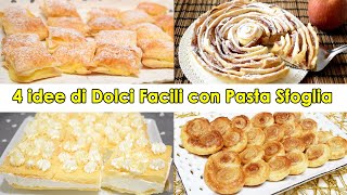 DOLCI FACILI CON PASTA SFOGLIA [upl. by Walworth]