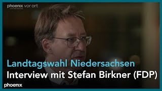 NiedersachsenWahl Stefan Birkner FDP Spitzenkandidat im Interview am 091022 [upl. by Salzhauer440]