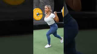 Stephanie sanzo Gym workout  Gym motivation Season 01🏋️‍♀️ gym motivation fitness crossfit [upl. by Leumas]