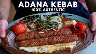 How Authentic ADANA KEBAB is Made  Turkeys Most Famous Kebab [upl. by Norud]