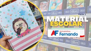 MATERIAL ESCOLAR  MOCHILAS  ESTOJOS  CADERNOS e mais  Armarinhos Fernando 25 de Março [upl. by Saxen]