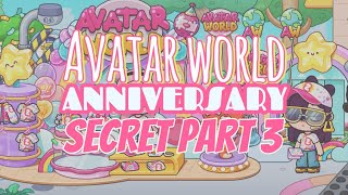 NEW UPDATE Anniversary Secret Mission Part 3  Avatar World [upl. by Ahsiemaj]