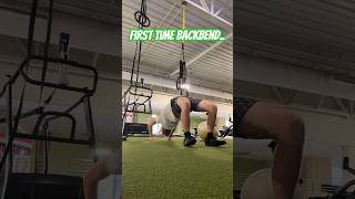 FIRST TIME Trying Backbends [upl. by Tristram]