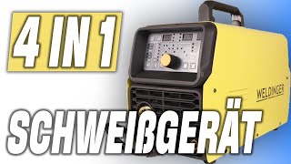 Weldinger MWPE200HFCombi Allrounder Schweißgerät 4 in 1 BertSchanner [upl. by Nad848]