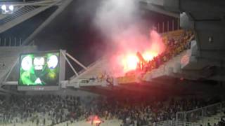 Panathinaikos  Maccabi Tel Aviv 2582011 FANS FIGHT  ΕΠΕΙΣΟΔΙΑ [upl. by Wilhelmina825]