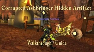 Corrupted Ashbringer Hidden Artifact Skin Guide  Walkthrough  WoW Legion [upl. by Einwahr]