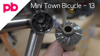 Face Bottom Bracket Shell  MiniTownBicycle 13 [upl. by Litha]