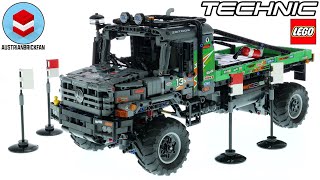 LEGO Technic 42129 4x4 Mercedes Benz Zetros Trial Truck Speed Build [upl. by Enelram]