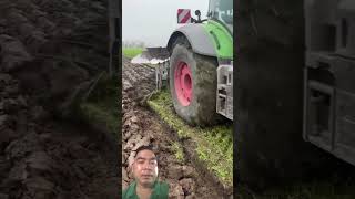 Fendt 728 Onland Ploughing 😎 tractor farming agriculture landwirtschaft agro [upl. by Asilanom]