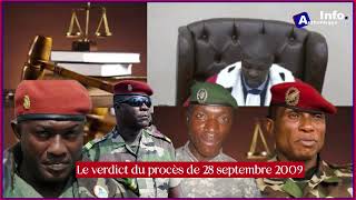 🚨🇬🇳GUINÉE  Le procès du 28 septembre livre son verdict ✅ [upl. by Maryl519]