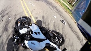 Kawasaki Ninja 300 Crash [upl. by Sophie161]