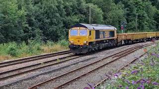 Trains and tones at Knottingley 210824 [upl. by Eenimod722]