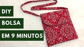 Bolsa fácil em 9 minutos  Passo a Passo MUITO FÁCIL [upl. by Vincentia]