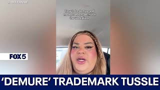 Very demure very mindful trademark tussle explained [upl. by Ycniuq]