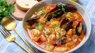 Cioppino Recipe Seafood Stew Chew Out Loud [upl. by Uba]