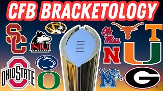 College Football Playoff Bracketology 20  2024 [upl. by Ireg]