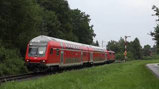 BeinaheUnfall auf der Natobahn Zug vs Auto 082017 [upl. by Aryas792]