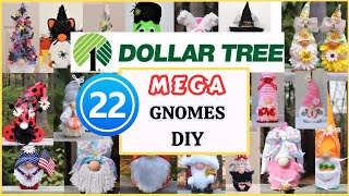 MEGA Dollar Tree No Sew GNOMES DIY  Easy GNOME HOME DECOR Craft Ideas DIYs Youll Want To Make [upl. by Ttenaj]