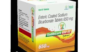 Sodibicarb 650 EC Tablets Enteric Coated Sodium Bicarbonate Tablets 650 mg [upl. by Anyalram]