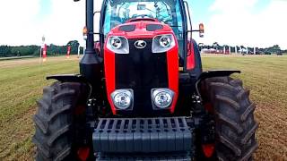 2017 Kubota M135GX3 Diesel Tractor With Vicon Fanex 1404c multi rota Tedder [upl. by Arua]