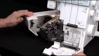 Setting Up Your Overlocker for a Rolled Hem basic use [upl. by Acissey17]