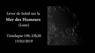 Lever de Soleil sur la Lune 4h20min résumées en 2s [upl. by Enasus700]