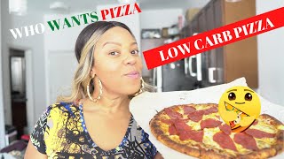 LOW CARB PIZZA FATHEAD DOUGH RECIPE [upl. by Osman]