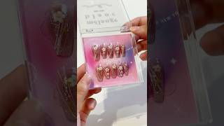 ASMR packing order for Karen shorts ASMR PressOnNails NailArt relaxing [upl. by Egidius]