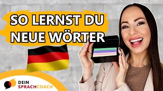 WÖRTER MERKEN auf Deutsch Vokabeln lernen  Wortschatz erweitern A1  A2  B1  B2  C1 [upl. by Einal785]