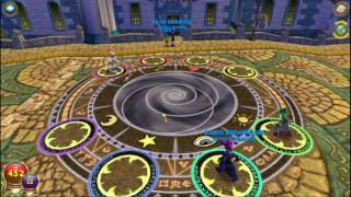 Wizard101 Gameplay  Level 1 skeleton battle [upl. by Immak642]