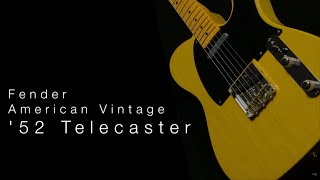 Fender American Vintage 1952 Telecaster • Wildwood Guitars Overview [upl. by Winnie]