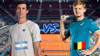 🇦🇷BAGNIS VS 🇧🇪GOFFIN🎾COURT LEVEL🎾atp madrid tennis tenis madridopen atptour goffin [upl. by Ciryl892]