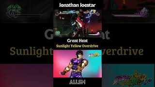 Jonathan Joestar Sunlight Yellow Overdrive JoJos Bizarre Adventure All Star Battle R [upl. by Baal]