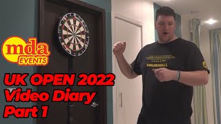 MDA events at the UK OPEN 2022  A video diary  Part 1 [upl. by Sill]