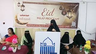 Eid Milap program  organised by JamaateIslami Hind Vikarabad  Women Wing [upl. by Oeak19]